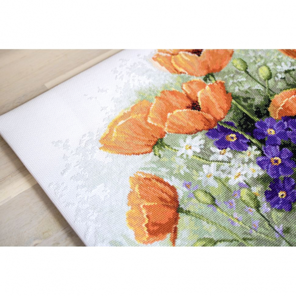 Набор для вышивания LUCA-S арт. B2368 Маки 28,5х28 см Набор для вышивания LUCA-S арт. B2368 Маки 28,5х28 см