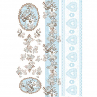 59366_Карта для декупажа "Птички"