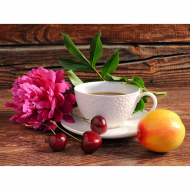 Алмазная мозаика Ah5286 Чайный натюрморт 30х40