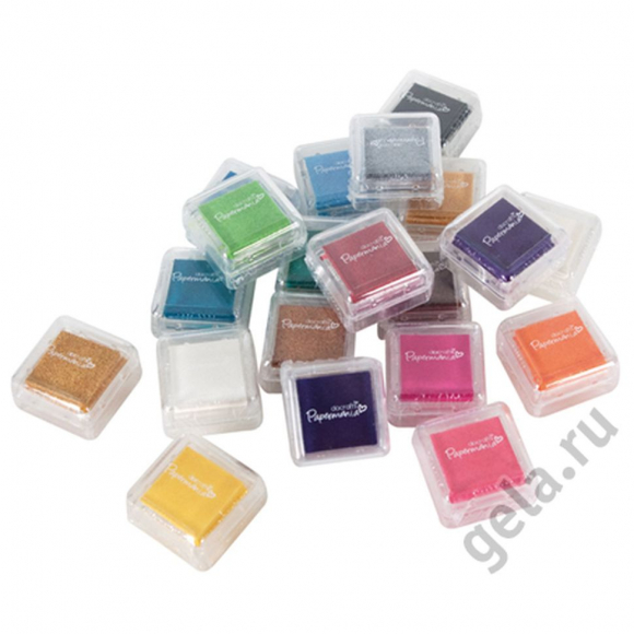 53456_Набор мини штемпельных подушек, PAPERMANIA, 20 цветов