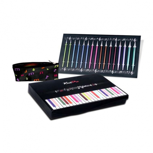 47411 Knit Pro Набор Melodies of Line съемных спиц для вязания Zing