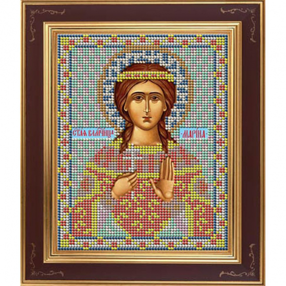 Набор для вышивания бисером GALLA COLLECTION арт.М 223 Св. Марина 12х15 см