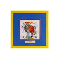 121919_Вышитая картина "Доставка подарков"