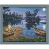 Набор для изготовления картин АЛМАЗНАЯ ЖИВОПИСЬ арт.АЖ.1494 У ночного костра 50х40 см