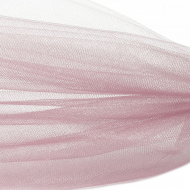 Фатин Кристалл средней жесткости блестящий арт.K.TRM шир.300см, 100% полиэстер цв. 77 К уп.50м - пудрово-розовый