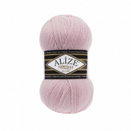 Пряжа для вязания Ализе Superlana klasik (25% шерсть, 75% акрил) 5х100г/280м цв.161 пудра