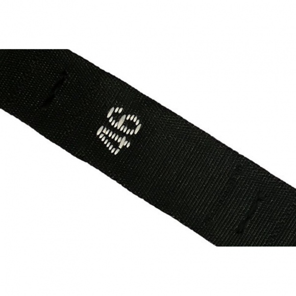 Размерники жаккардовые тафта 46 черный 10х32 мм ТВ в рул. 500 шт