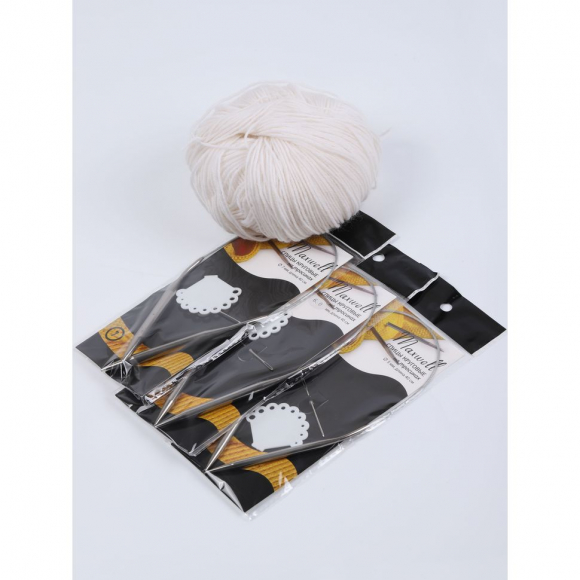 Набор круговых спиц для вязания Maxwell Black 40 см (5.0 мм/6.0 мм/7.0 мм)