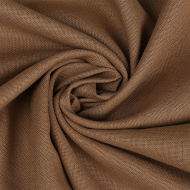 Ткань льняная TBYLi-1004-78 185г/м? 30% лен 25хб 25%виск 20%ПЭ шир 140см цв.78 верблюжий рул 10м