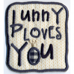 83683_Термоаппликация HKM "Bunny loves you"