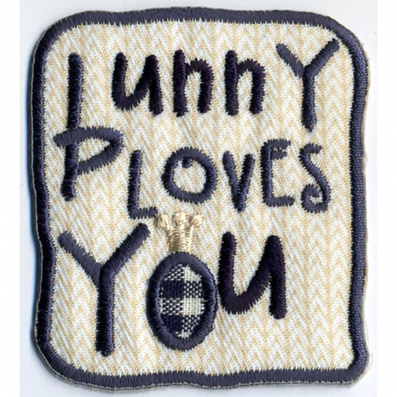 Термоаппликация HKM "Bunny loves you"