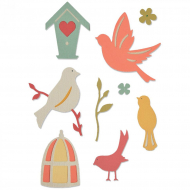 109667_Набор ножей для вырубки Sizzix® Thinlits™ Die Set 9PK Sweet Bird by My Life Handmade