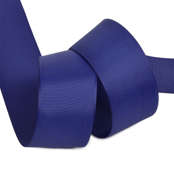 Лента Ideal репсовая в рубчик шир.38мм цв. 329 василек уп.27,42м