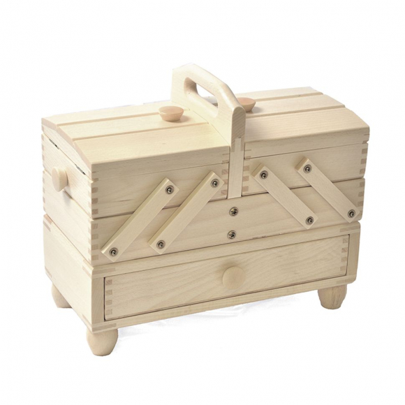 175393_Шкатулка для рукоделия, бук, 3 этажа, коричневый 175393_Шкатулка для рукоделия, бук, 3 этажа, коричневый