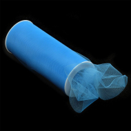 Фатин средней жесткости в шпульках,100% нейлон, арт.TBY.C шир.150мм цв.19 синий уп.22.86м