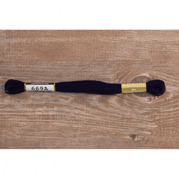 164575_Мулине COSMO однотонный цвет 669