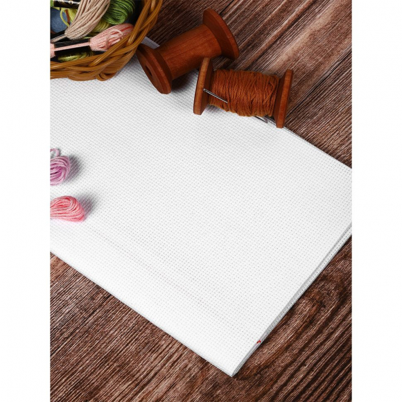 Канва Zweigart Aida 14ct (10смх55кл) (100%Хл) уп.50х50см