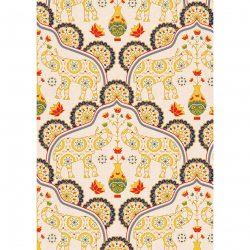 Ткань для пэчворка PEPPY Индийское Сари 146 г/м? 100% хлопок цв.ИС-10 синий уп.50х55 см