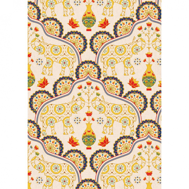 Ткань для пэчворка PEPPY Индийское Сари 146 г/м? 100% хлопок цв.ИС-10 синий уп.50х55 см