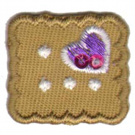 Термоаппликация HKM "Набор цветочков со стразами"