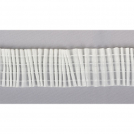 Лента шторная 60мм сборка карандаш арт.П-319К цв.белый уп.50м