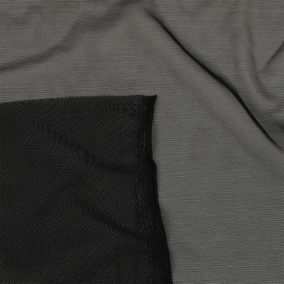 Сетка стрейч арт.TBY-03128209 51г/м? (аналог Лаума 591С) ш.150см цв.черный рул.50м