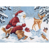 Рисунок на канве МАТРЕНИН ПОСАД арт.28х37 - 0656-1 Зимние подарки