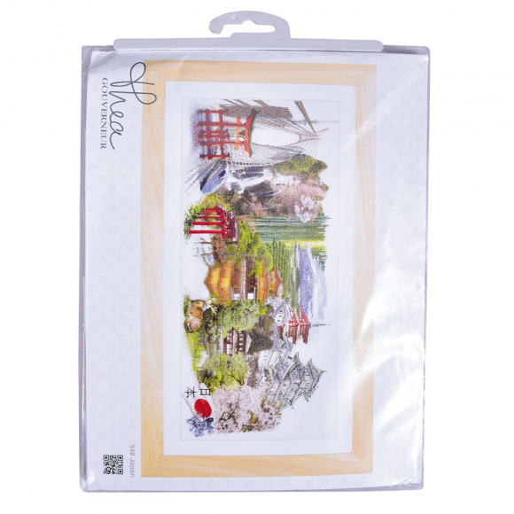 98431_Набор для вышивания "Япония", канва аида 18 ct