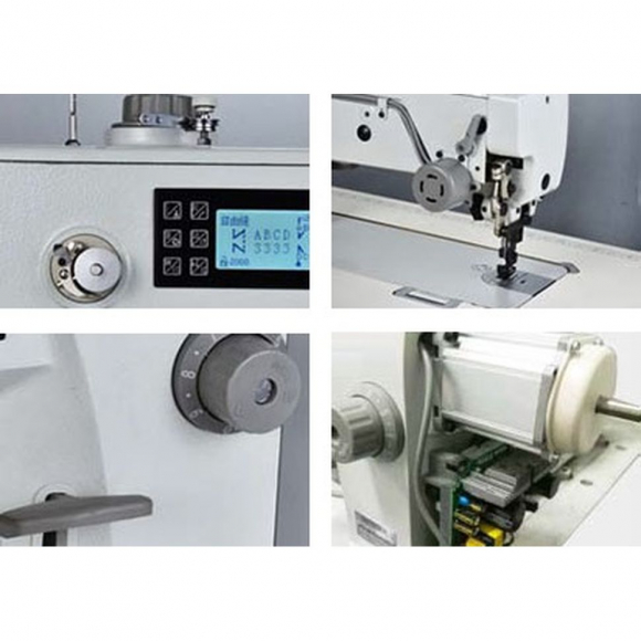 Прямострочная промышленная швейная машина с тройным продвижением Aurora A-611-D3 (прямой привод)