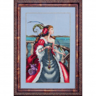 42077_Схема для вышивания MIRABILIA, "Пиратка в красном"