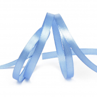 Лента атласная 6мм цв.3103 ярк.голубой IDEAL уп.27,4 м