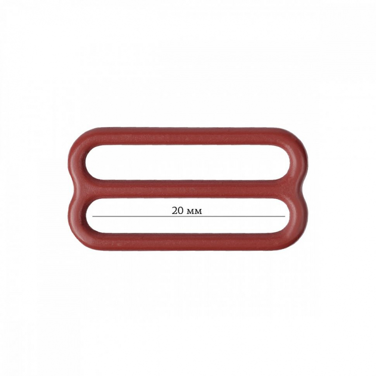 Пряжка регулятор для бюстгальтера металл ARTA.F.2829 20мм цв.101 темно-красный, уп.50шт