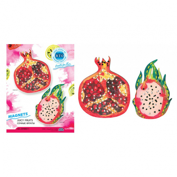 Набор для декорирования РТО арт.EHW011 Сочные фрукты 7х8,3; 6,4х9,8 см