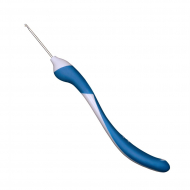 157435_Крючок, вязальный с эргономичной пластиковой ручкой addiSwing Maxi №2, 17 см