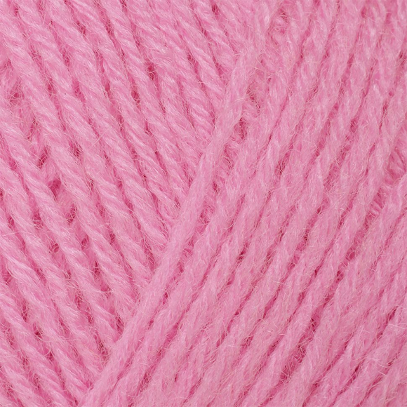 Пряжа для вязания ПЕХ Детский каприз трикотажный (50% мериносовая шерсть, 50% фибра) 5х50г/400м цв.011 ярк.розовый