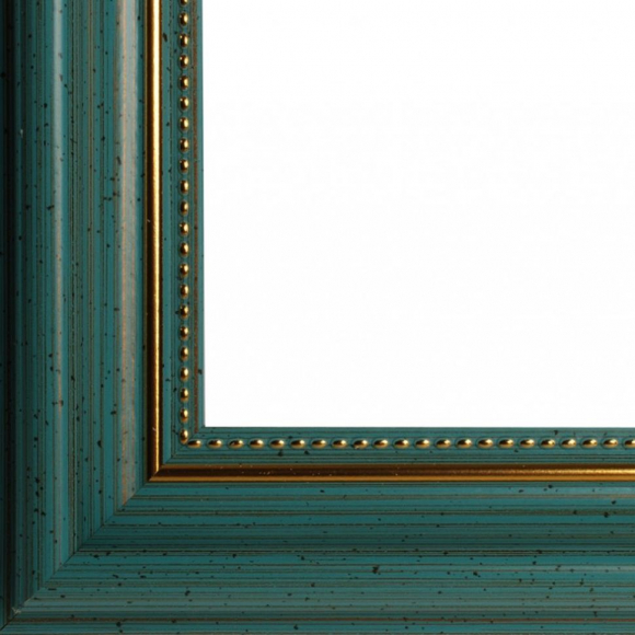 Багетная рамка для картин и вышивки "Белоснежка" арт.3146-BM (Zoe) бирюзовый 20х25 см