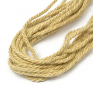 Шнур декоративный Мешковина арт.TBY.MSH28 шир.6мм уп.10м