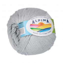 Пряжа ALPINA RENE (100% мерсеризованный хлопок) 10х50г/105м цв.478 бл.серый