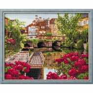 Набор для вышивания Lecien Corporation арт.714 Река Рош 30х38 см