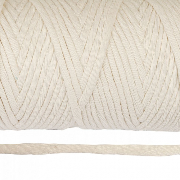 Шпагат крученый х/б 04мм цв.2155 ванильный уп.100м