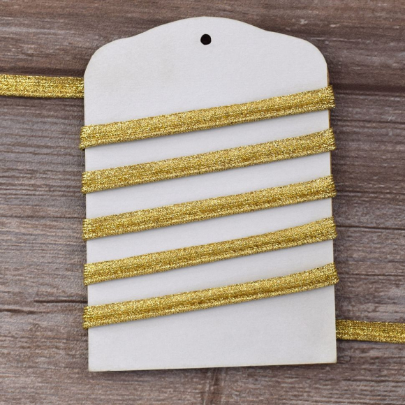 9403_Кант декоративный, 2,5 мм, цвет золотистый люрекс