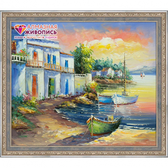 Набор для изготовления картин АЛМАЗНАЯ ЖИВОПИСЬ арт.АЖ.1154 Закат на берегу 70х60 см Набор для изготовления картин АЛМАЗНАЯ ЖИВОПИСЬ арт.АЖ.1154 Закат на берегу 70х60 см