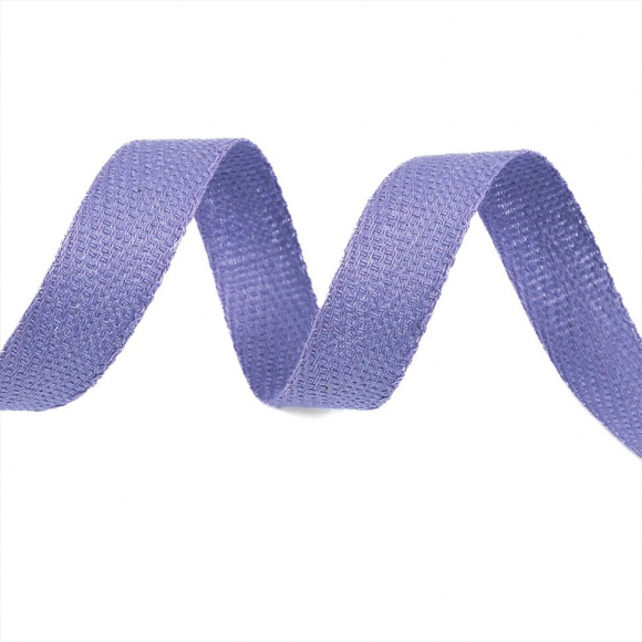 Тесьма киперная 13 мм хлопок 1,8г/см арт.12.2С-253К.13.017 цв.сиреневый уп.50м