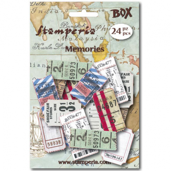 59557_Декоративные элементы из бумаги "Билеты"