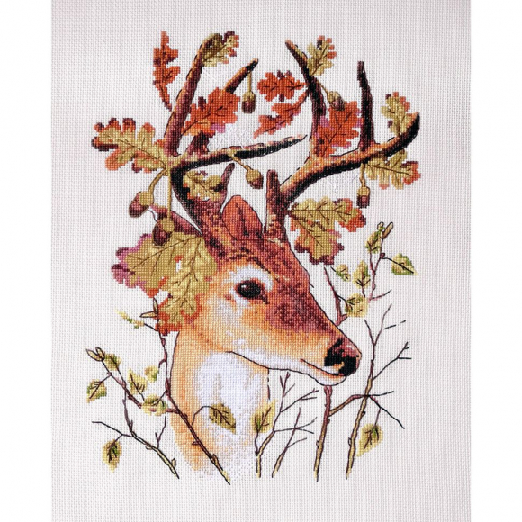 Набор для вышивания МАРЬЯ ИСКУСНИЦА арт.03.014.22 Лесной олень 21х30 см