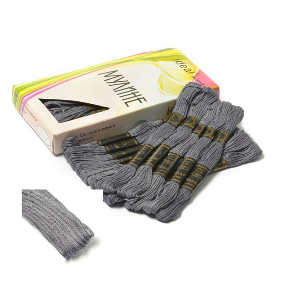 Нитки мулине IDEAL арт.ТВ (100% хлопок) 24х8м цв.233