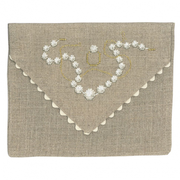 Набор для вышивания Le Bonheur des Dames арт.5063 Конверт Bijoux (Бижутерия) 17х14,5 см