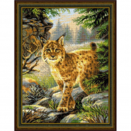 Набор для вышивания РИОЛИС арт.1673 Лесная хозяйка 30х40 см