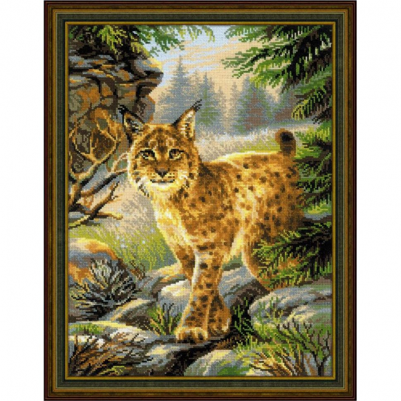 Набор для вышивания РИОЛИС арт.1673 Лесная хозяйка 30х40 см