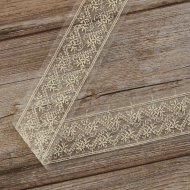 185654_Кружево-вышивка на тюле, 30 мм